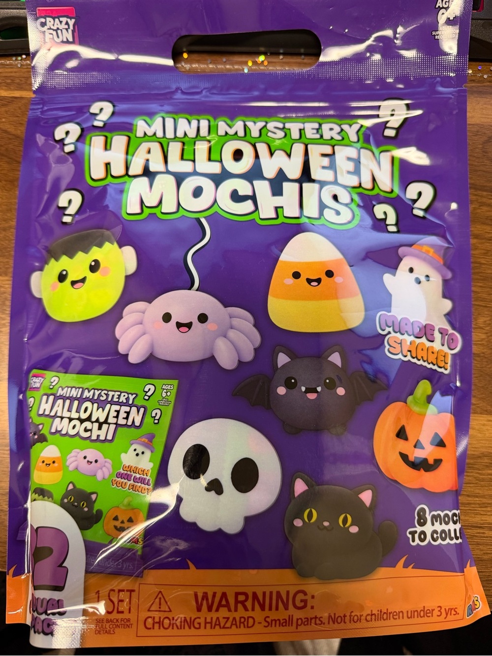 RMS 32 piece Mini Mystery Halloween Mochis - Purple